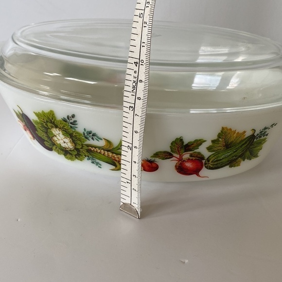 Vintage Retro Tuscany Market Garden JAJ Pyrex Casserole Dish Tureen & Lid - Picture 11 of 11